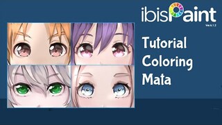 Tutorial Cara Coloring Mata di Ibis Paint X