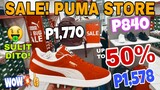 PUMA STORE BAGSAK PRESYO! SHOES,BAGS at APPARELS up to 50% off SALE!