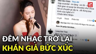 Khán giả bức xúc với đêm nhạc trở lại của Hiền Hồ, chỉ trích loạt nghệ sĩ công khai ủng hộ