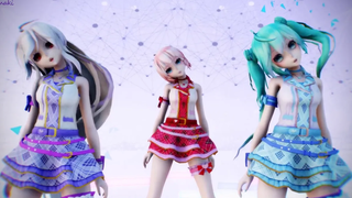 MMD Liar Dance-Vocaloid ไอดอลมาสเตอร์ Miku_Luka_Haku TDA