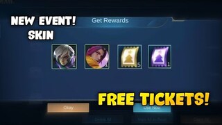 FREE STARLIGHT SKIN! | CHRISTMAS EVENT! TICKETS DRAW | Mobile Legends 2020