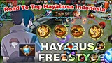 Road To Hayabusa Top Indonesia • Freestyle Hayabusa Moontage Stenly | Mobile Legends !