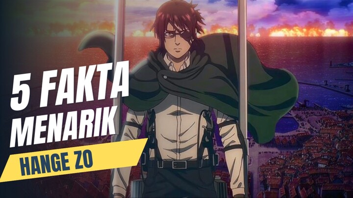 5 fakta unik dan menarik tentang attack on Titan:hange zoe si ilmuwan gila