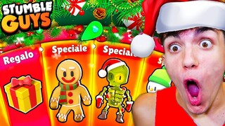 GIRO LA RUOTA SEGRETA DI NATALE E SBLOCCO TUTTE LE NUOVE SKIN ECLUSIVE su STUMBLE GUYS!😱🎅