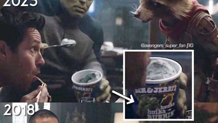 Hidden Easter Egg: The Hulk ใน Avengers 4 ได้ไปกินไอศกรีมจาก Avengers 3 จริงๆ...