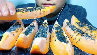 Mukbang | Frozen Papaya