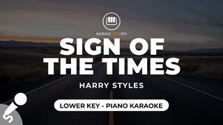 Sign Of The Times - Harry Styles (Lower Key - Piano Karaoke)