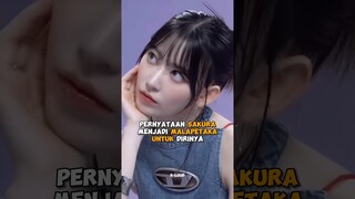 Pernyataan #sakura #lesserafim menjadi malapetaka untuk dirinya #shorts #kpop #viral