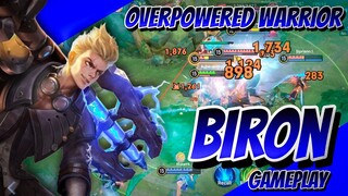 Biron Clash Lane Gameplay | Flash Combo | Best Build and Arcana | Honor of Kings | HoK