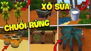 MINI WORLD: XÔ SỮA VÀ CHUỐI RỪNG TRONG SINH TỒN PHIÊN BẢN CŨ TRÔNG NHƯ THẾ NÀO