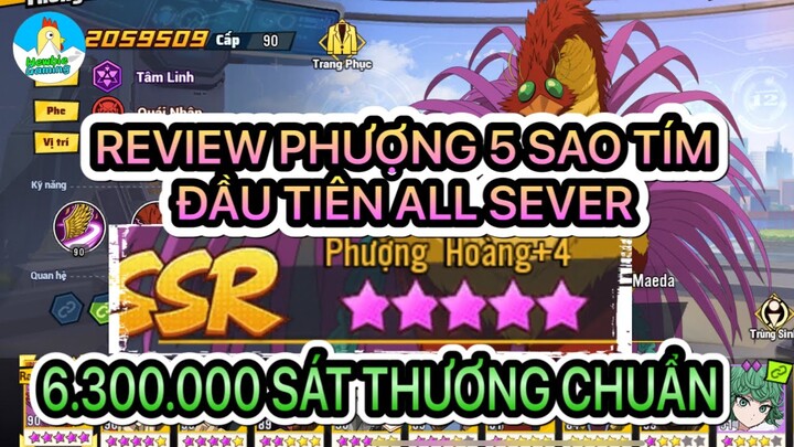 REVIEW PHƯỢNG 5 TÍM ĐẦU TIÊN MỌI SV - 6.300.000 Sát Thương Chuẩn || One Punch Man: The Strongest