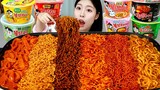 ASMR MUKBANG| 직접 만든 불닭볶음면 먹방 & 레시피 FIRE NOODLES EATING