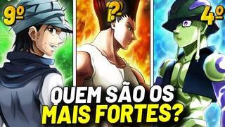 TOP 10 PERSONAGENS MAIS FORTES DE HUNTER X HUNTER