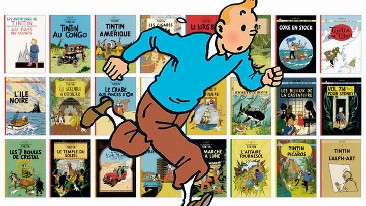 urutan serial komik dan seri animasi Tintin