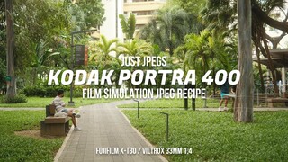 KODAK PORTRA 400 Film Recipe Street Photography POV // Fujifilm X-T30 + Viltrox 33mm 1.4