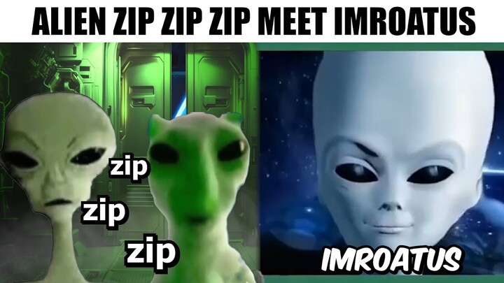 Alien Zip Zip Zip Visiting Imroatus in Indonesia 👽