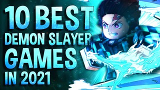 Top 10 Roblox Demon Slayer Games that are New in 2021