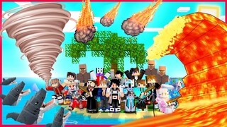 1000 HARI SURVIVAL HARDCORE BENCANA 10 BENCANA ALAM MINECRAFT ! LAWAN TSUNAMI , TORNADO , METEOR