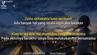 Kimi dattara - Happy birthday sub indo