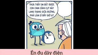 Én đu dây điện