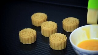 Cách làm nướng bánh trung thu hiện đại nhân dứa đậu xanh  ngon tuyệt | How to make Mooncake