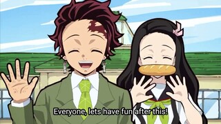 POV: Tanjiro and Nezuko are waving you goodbye for 50 seconds straight