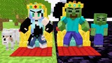 Monster School : R.I.P War Between King Zombie and Wolf Kings - Sad Story - Minecraft Animation