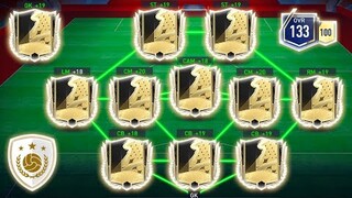 Maxed Out Best Possible PRIME ICONs Squad Builder! FIFA MOBILE