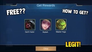 FREE STAR WARS 2 SKIN AND SKYLARK! HOW?(CLAIM FREE) NEW EVENT! | MOBILE LEGENDS 2021