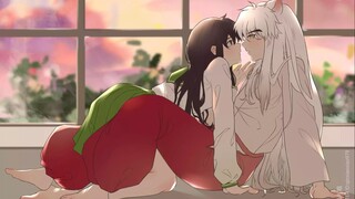 InuYasha |InuYasha party comes in to gather (lines to)