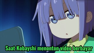 Saat Kobayshi menonton video berbayar