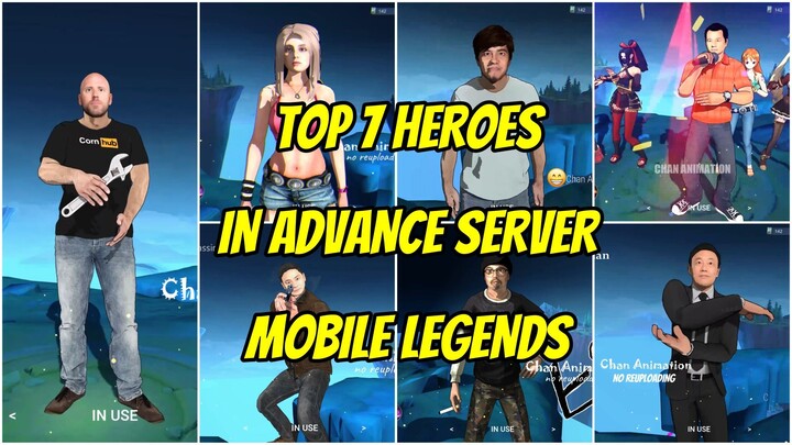 Top 7 Heroes in Advance server Mobile Legends
