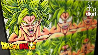 Drawing Broly in 9 Different Anime Styles from Dragon Ball Super | diArt