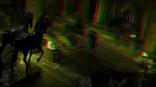 3D Anaglyph Lara Croft Tomb Raider 2  MORE DEPTH  P2