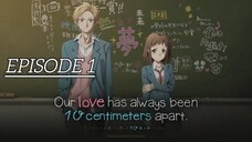 Watching Our Love has Always Been 10 Centimeters Apart Episode 1 English Sub