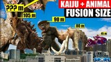 Kaiju + Animals Fusion Size Comparison | SPORE