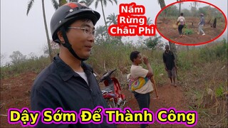 Dậy sớm ở châu phi để đi lấy nấm và cái kết||2Q VLogs cuộc sống châu phi