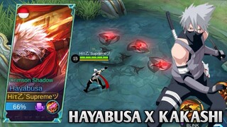 HAYABUSA SKIN AS KAKASHI ANBU SCRIPT | FULL EFFECTS + NO PASSWORD - MOBILE LEGENDS