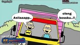 mobil Truk cabe balap Oleng - Kartun Lucu - Funny Cartoon / Udin Dan martin