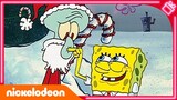 SpongeBob SquarePants | Squid Santa | Nickelodeon Bahasa