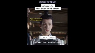 Ling buyi know his competitor 🤣🤣#lovelikethegalaxy #shorts #cdrama #zhaolusi #wulei #trending #viral