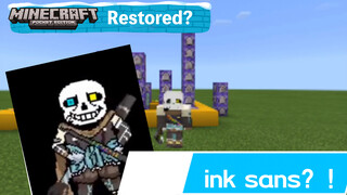 [Papyrus] Tôi đã khôi phục Ink Sans trong Minecraft