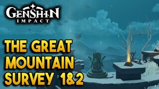 "The Great Mountain Survey 1 & 2" - World Quests and Puzzles -【Genshin Impact】