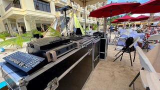 Lights and Sound System setup at Costabella Resort by SDSS vlog