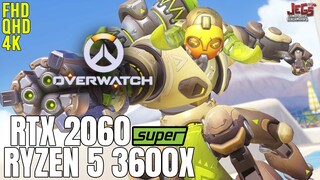 Overwatch | Ryzen 5 3600x + RTX 2060 Super | 1080p, 1440p, 2160p benchmarks!