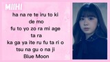 NIZIU (ニジュー) - BLUE MOON (EASY LYRICS)