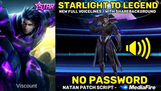 Alucard Starlight To Legend Skin Script - New Full Voicelines & Full Effects | No Password