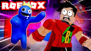 MAVİ CANAVAR YİNE İŞ BAŞINDA!! 🌈 Roblox Escape Rainbow Friends Obby