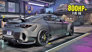 Need for Speed Heat Gameplay - 800HP+ INFINITI Q60S Customization | Max Build