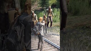 GTA V: LAST OF US ELLIE VS THOMAS THE TRAIN #shorts